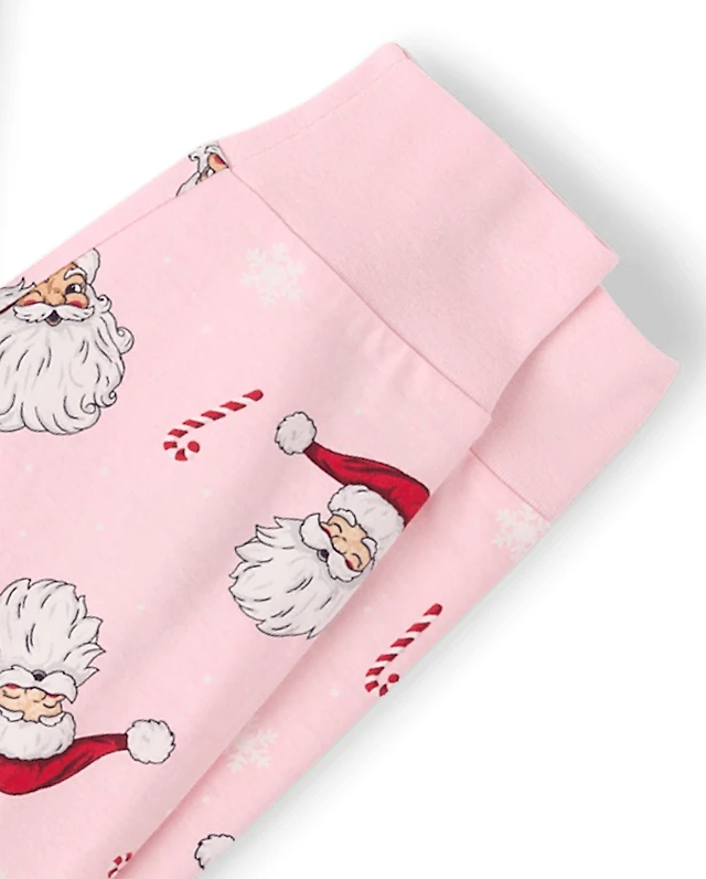 Womens Matching Family Santa's Social Club Cotton Pajamas