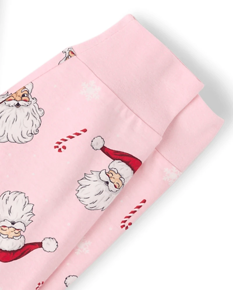 Womens Matching Family Santa's Social Club Cotton Pajamas
