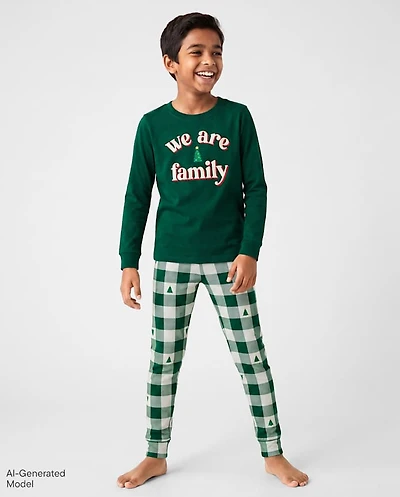 Kids Matching Family We Are Snug Fit Cotton Pajamas