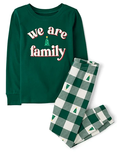 Kids Matching Family We Are Snug Fit Cotton Pajamas