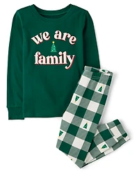 Kids Matching Family We Are Snug Fit Cotton Pajamas