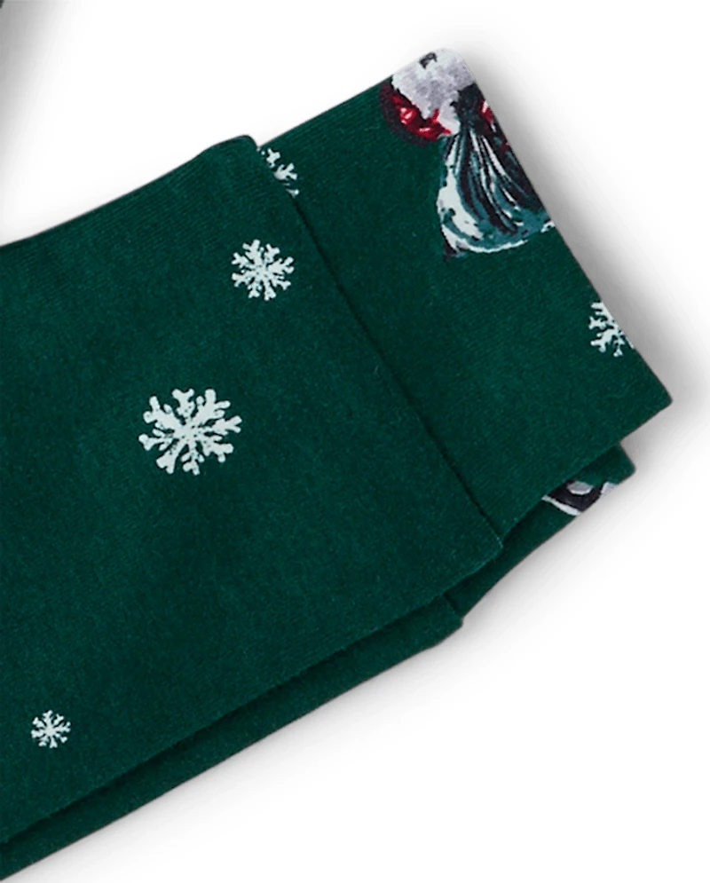 Boys Santa Skateboard Snug Fit Cotton Pajamas