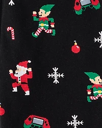 Boys Glow Christmas Video Game Snug Fit Cotton Pajamas