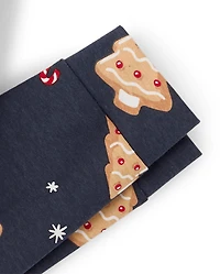 Boys Matching Family Gingerbread Snug Fit Cotton Henley Pajamas