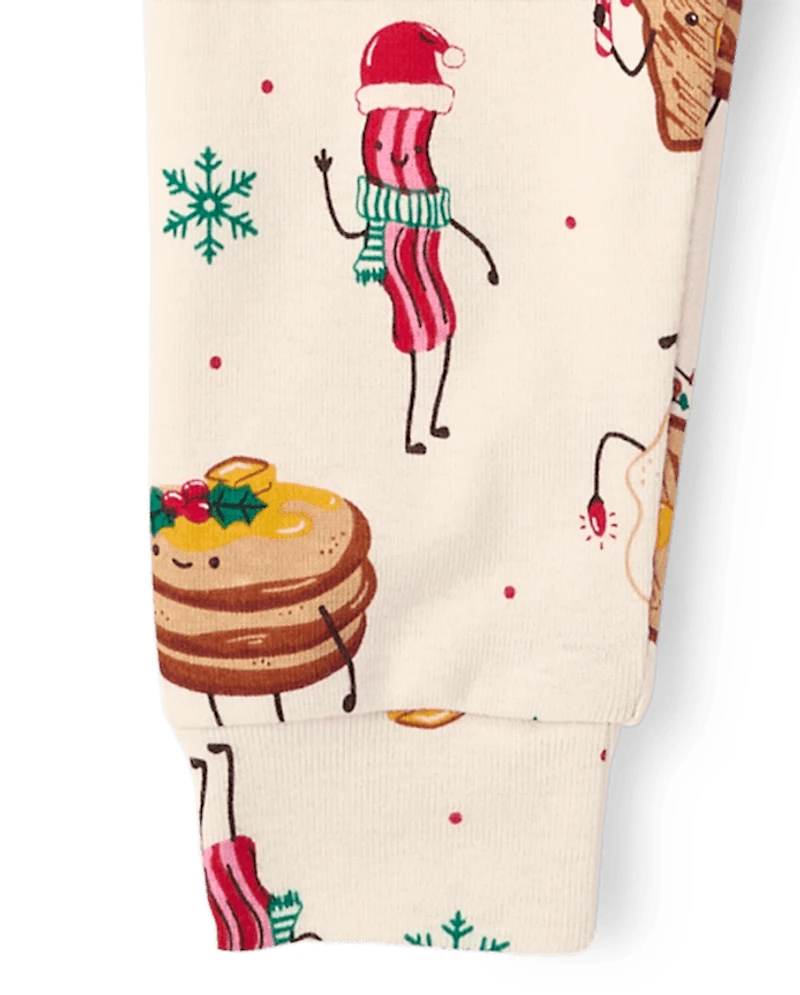Baby And Toddler Matching Family Christmas Morning Crew Snug Fit Cotton Pajamas
