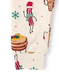 Baby And Toddler Matching Family Christmas Morning Crew Snug Fit Cotton Pajamas