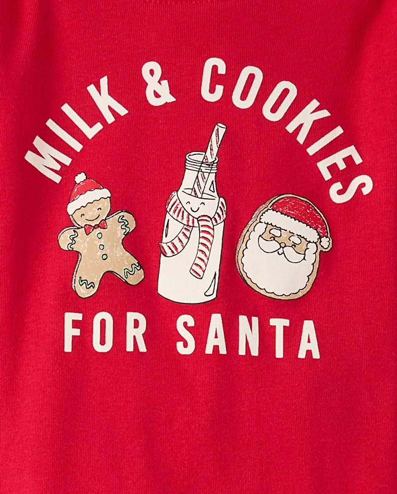 Baby And Toddler Milk Cookies Snug Fit Cotton Pajamas