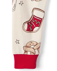 Baby And Toddler Milk Cookies Snug Fit Cotton Pajamas