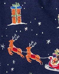 Baby And Toddler Matching Family Home For The Holidays Snug Fit Cotton Pajamas