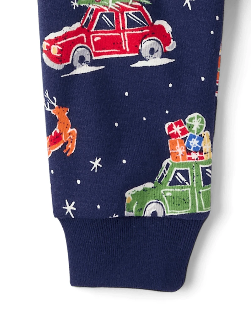 Baby And Toddler Matching Family Home For The Holidays Snug Fit Cotton Pajamas