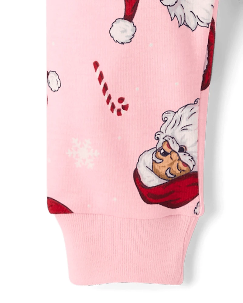 Baby And Toddler Girls Matching Family Santa Snug Fit Cotton Pajamas