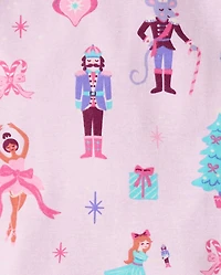 Baby And Toddler Girls Nutcracker Snug Fit Cotton Pajamas
