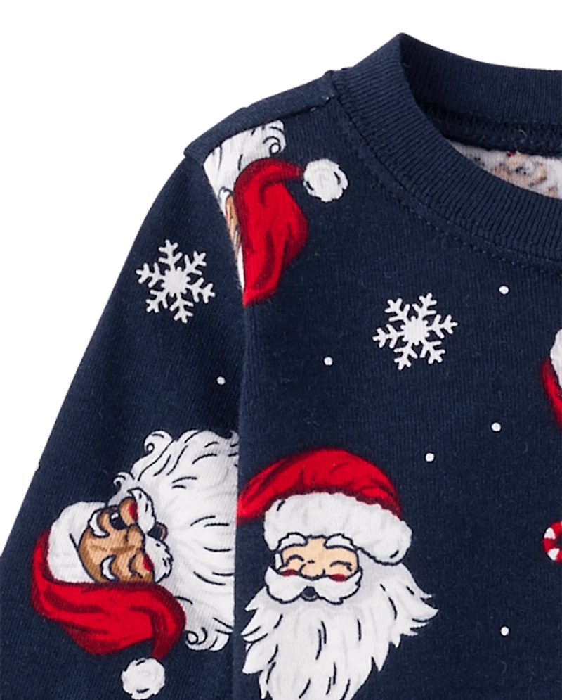 Baby And Toddler Boys Matching Family Santa Snug Fit Cotton Pajamas