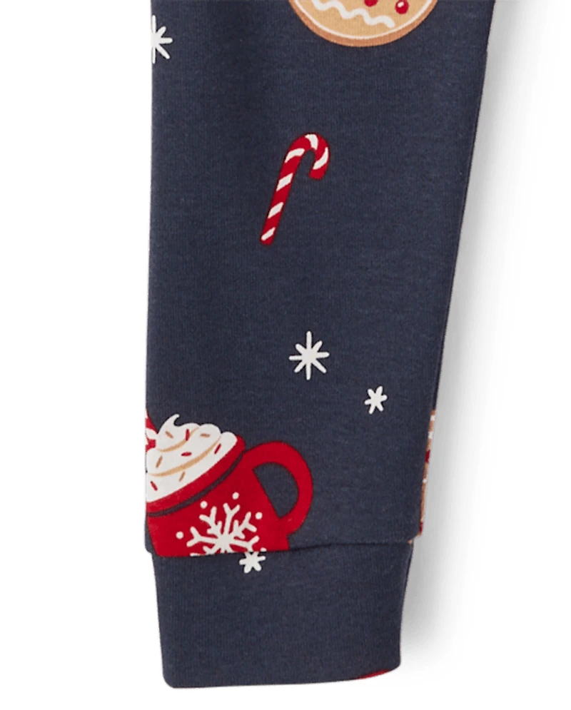 Baby And Toddler Boys Matching Family Gingerbread Snug Fit Cotton Pajamas