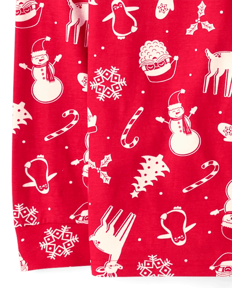 Adult Matching Family Christmas Icon Pajamas