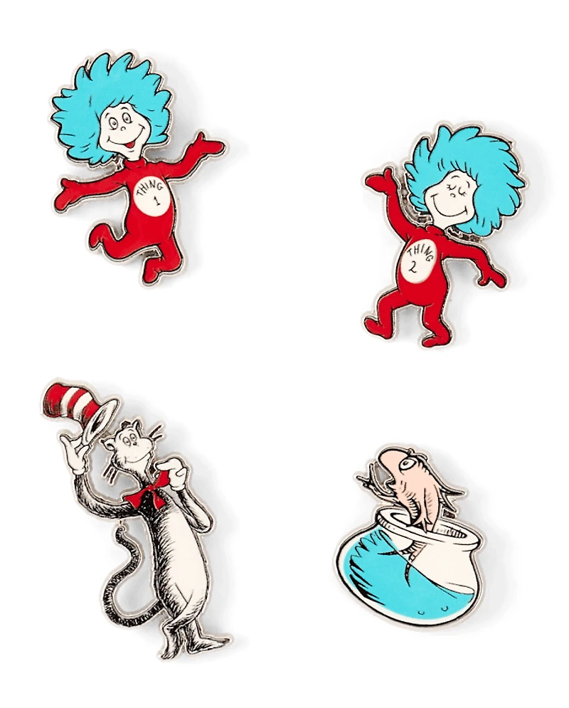 Girls Dr. Seuss Cat In The Hat™ Pin 4-Pack
