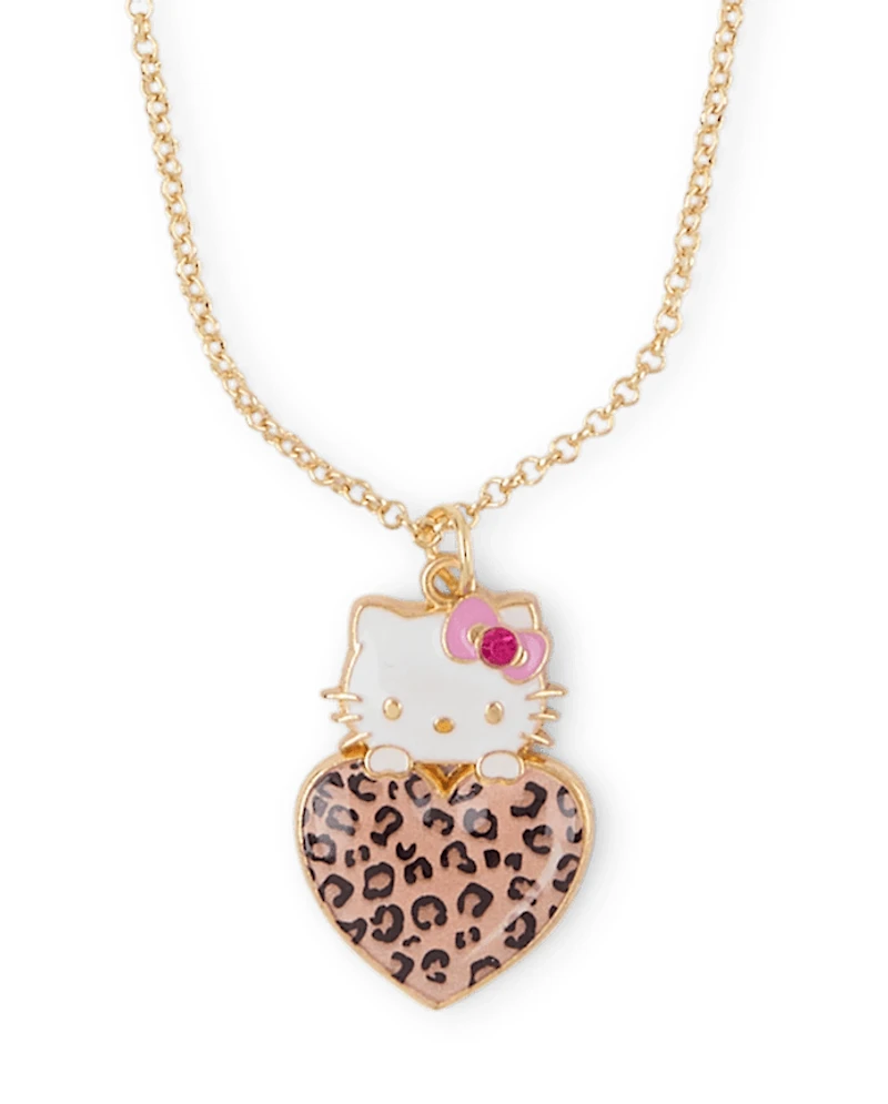 Girls Hello Kitty® Leopard Necklace