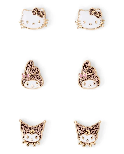 Girls Hello Kitty® And Friends Earrings 3-Pack