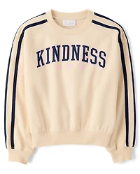 Girls Graphic Premium Fleece Sweatshirt