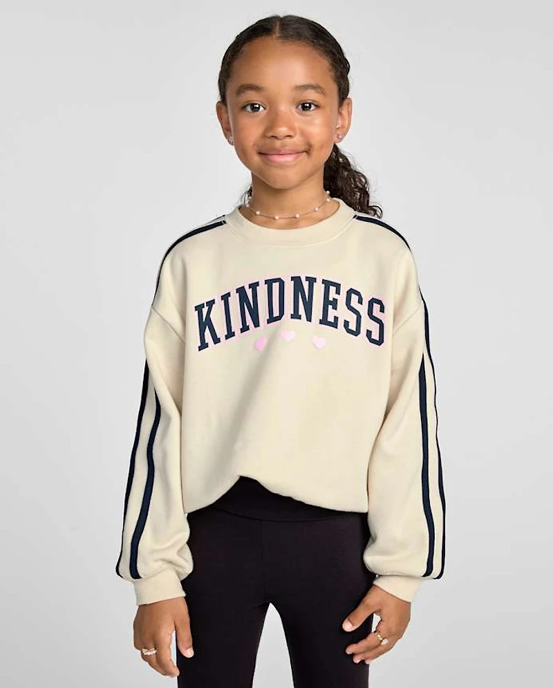 Girls Graphic Premium Fleece Sweatshirt