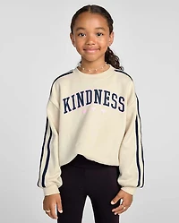 Girls Graphic Premium Fleece Sweatshirt