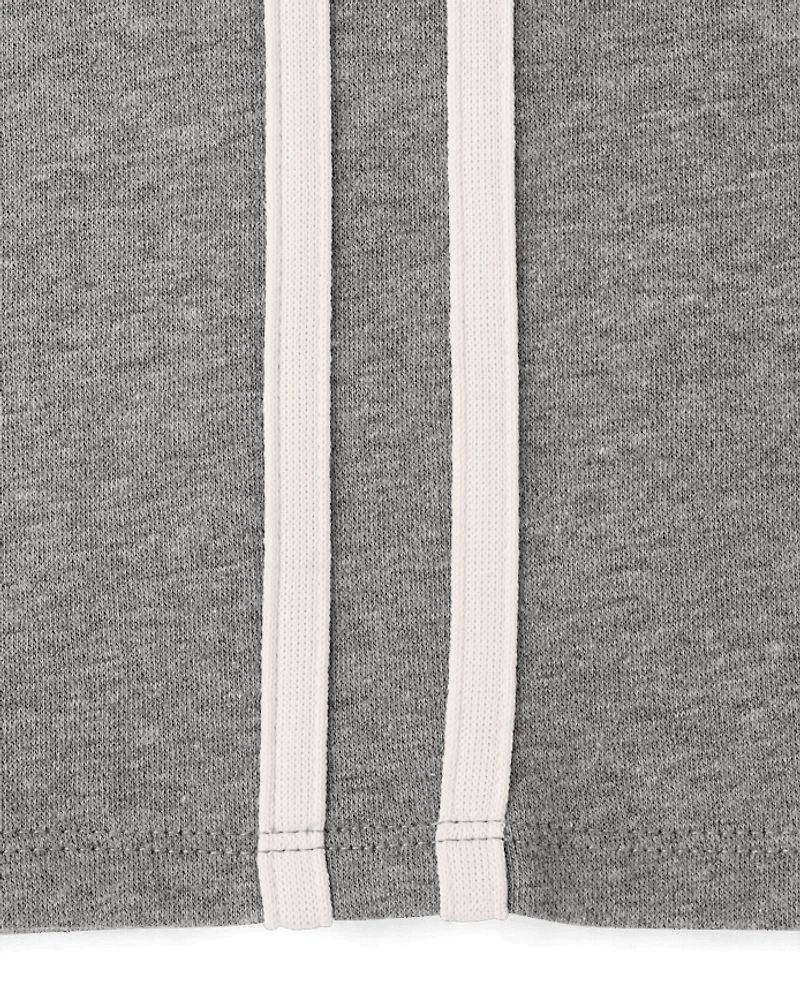 Girls Side Stripe Premium Fleece Wide Leg Sweatpants