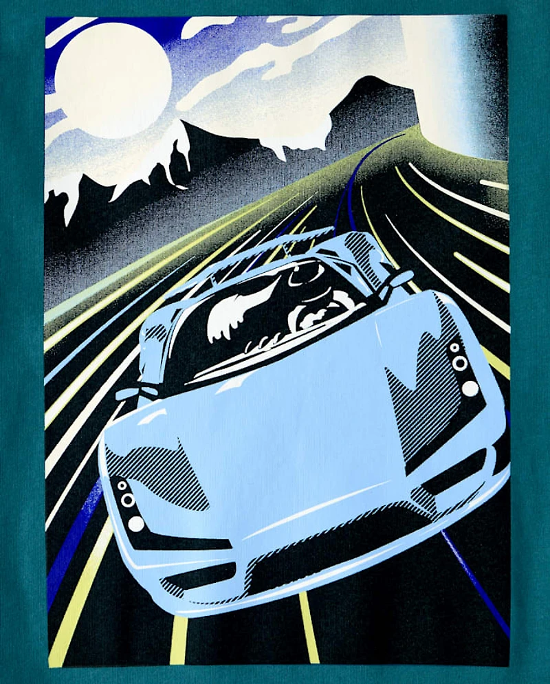 Boys Racecar Graphic Tee