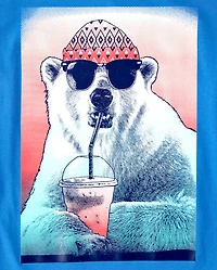 Boys Polar Bear Drink Graphic Tee