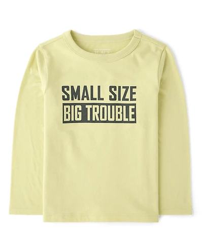 Baby And Toddler Boys Big Trouble Graphic Tee