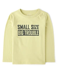 Baby And Toddler Boys Big Trouble Graphic Tee