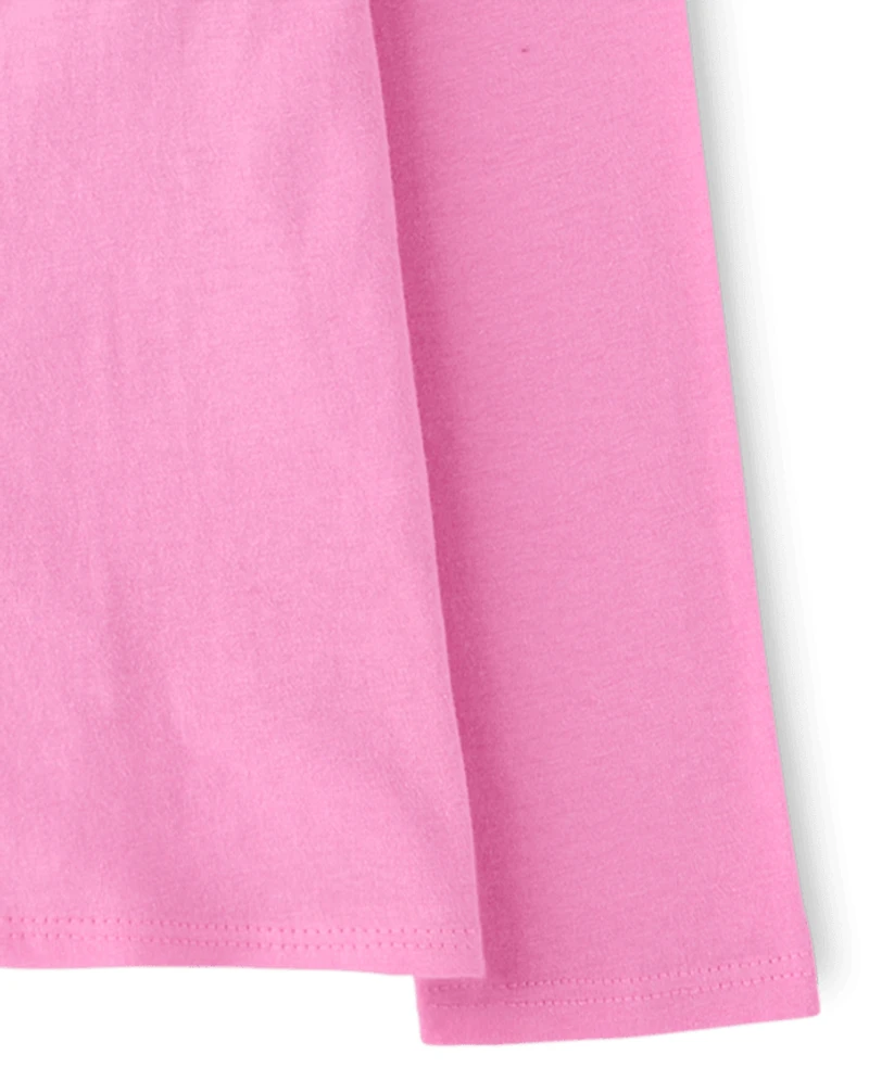 Girls Winter Axolotl Graphic Tee