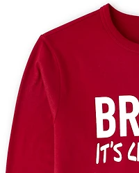 Boys Christmas Bruh Graphic Tee