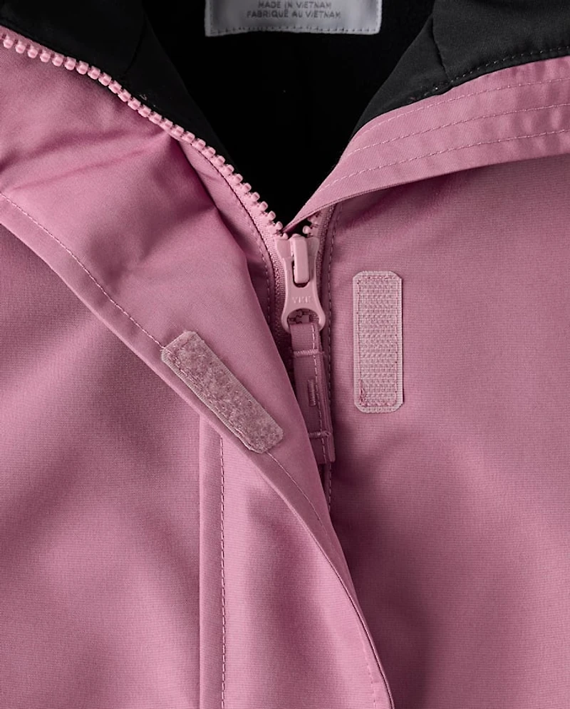 Girls Colorblock Microfleece Lined Snow Jacket