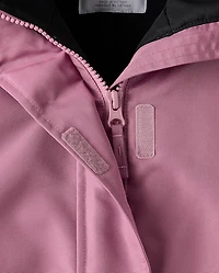 Girls Colorblock Microfleece Lined Snow Jacket