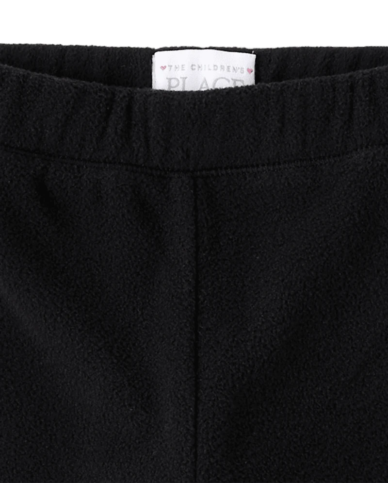 Toddler Girls Microfleece Flare Sweatpants