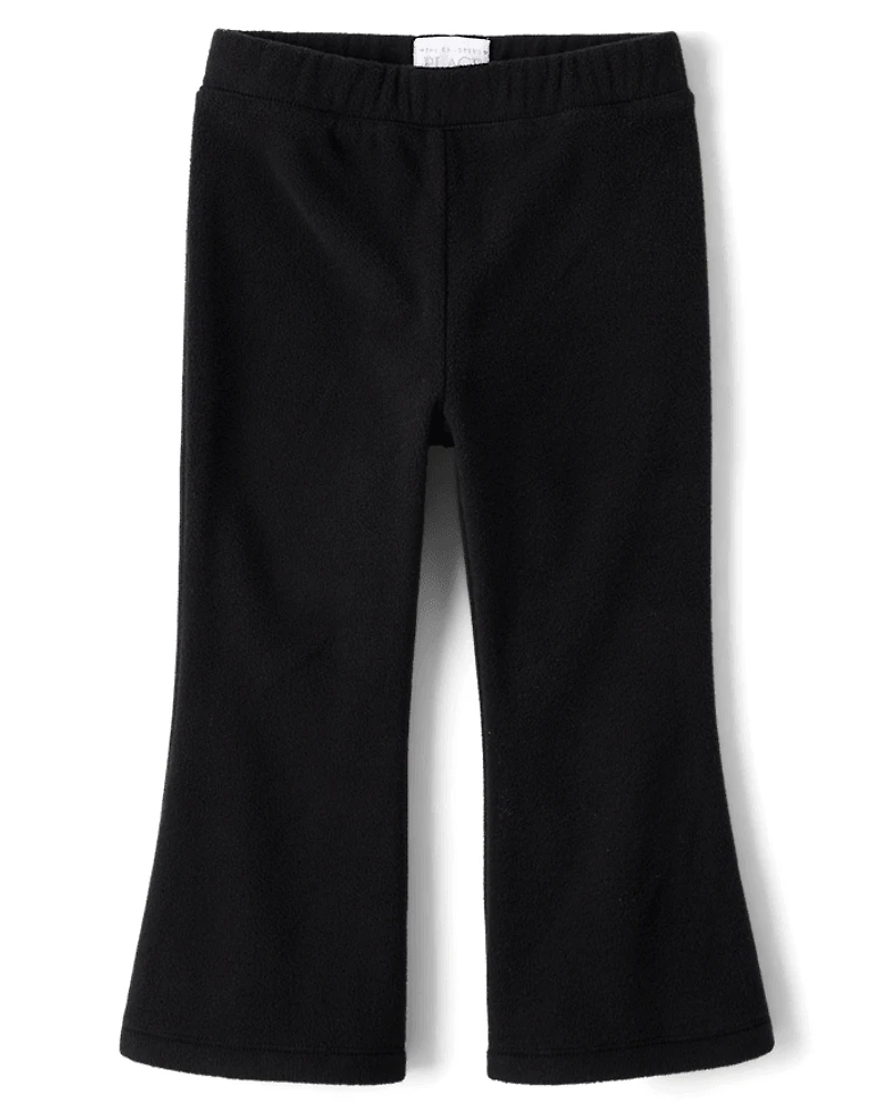 Toddler Girls Microfleece Flare Sweatpants