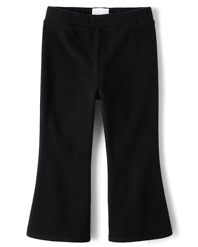 Toddler Girls Microfleece Flare Sweatpants