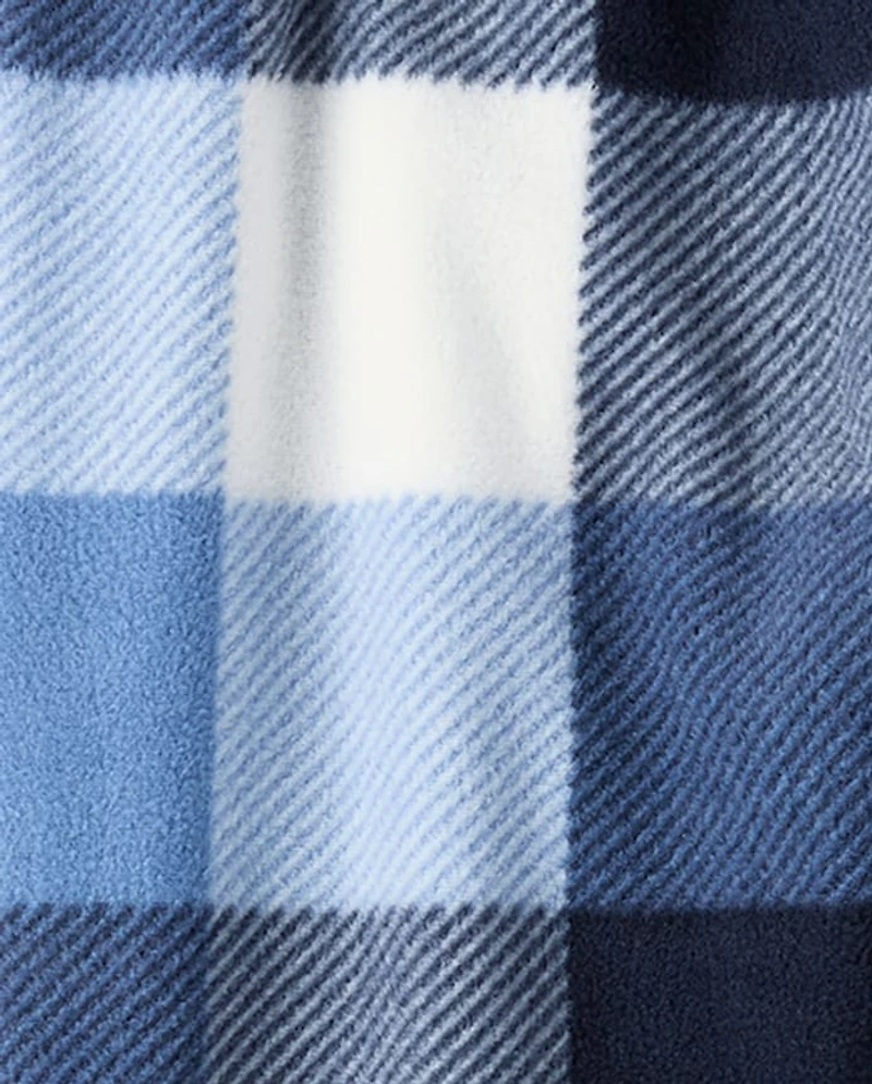 Boys Plaid Dream Fleece Pajama Pants