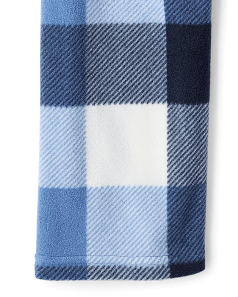 Boys Plaid Dream Fleece Pajama Pants