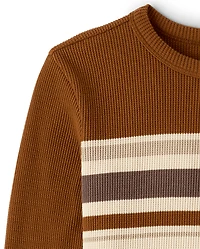 Boys Colorblock Thermal Top