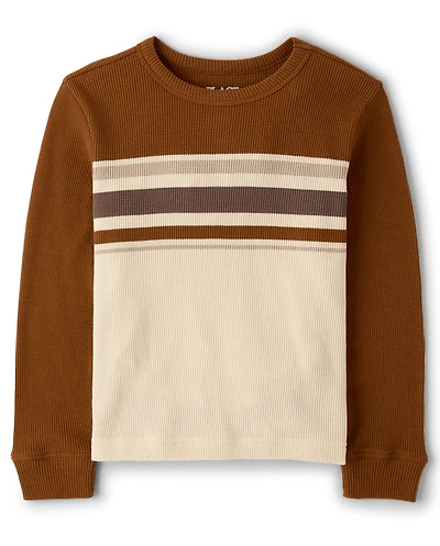 Boys Colorblock Thermal Top