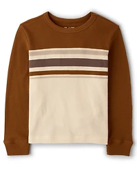Boys Colorblock Thermal Top