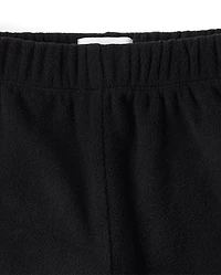 Girls Microfleece Wide Leg Sweatpants