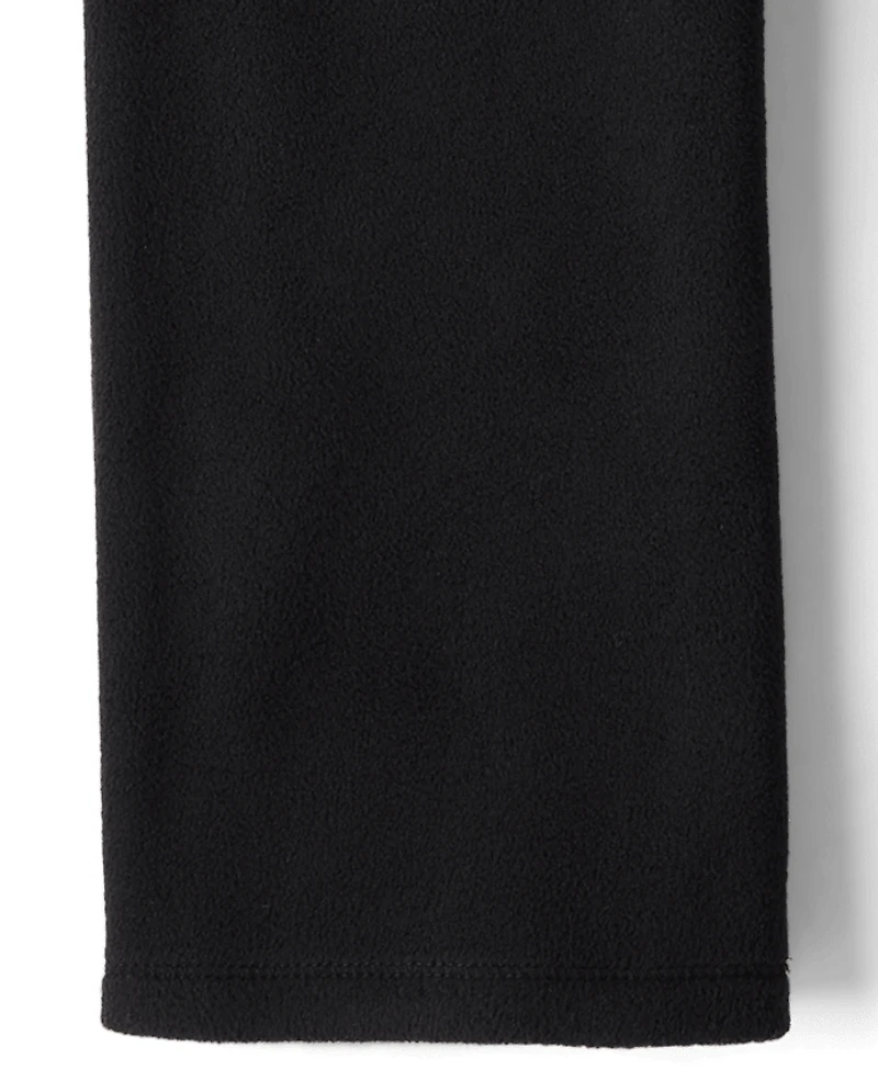 Girls Microfleece Wide Leg Sweatpants