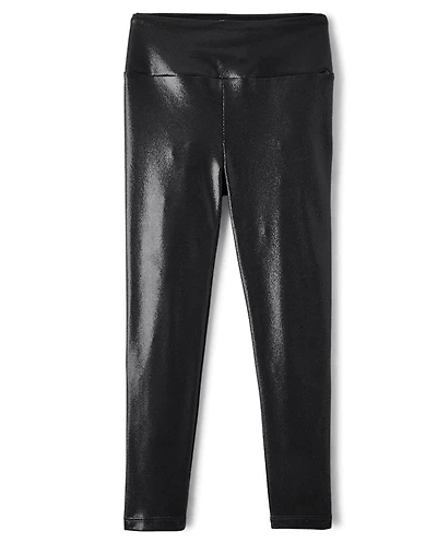 Girls High Shine Leggings