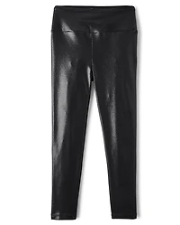 Girls High Shine Leggings