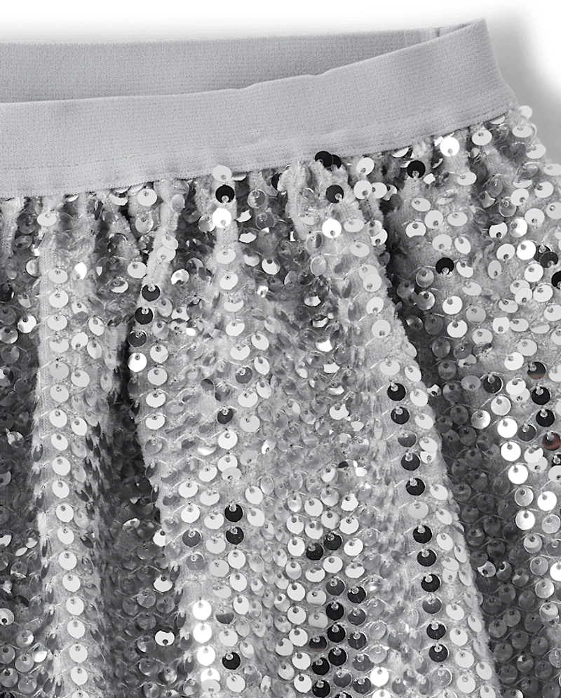 Girls Sequin Skirt