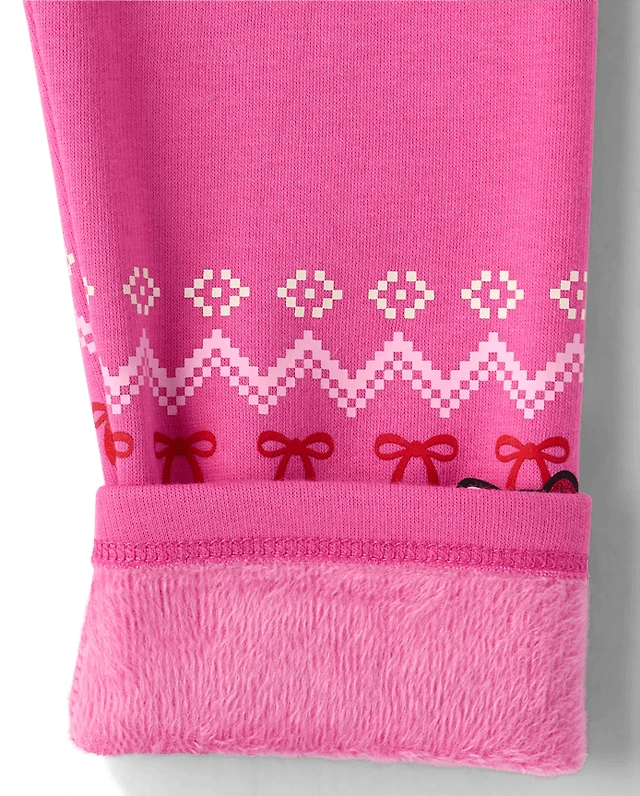Girls Hello Kitty® Fairisle Winter Warm Leggings