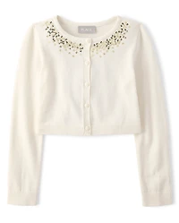 Girls Sequin Cardigan