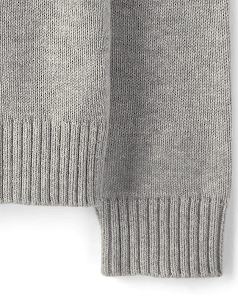 Toddler Boys Colorblock Hooded Sweater